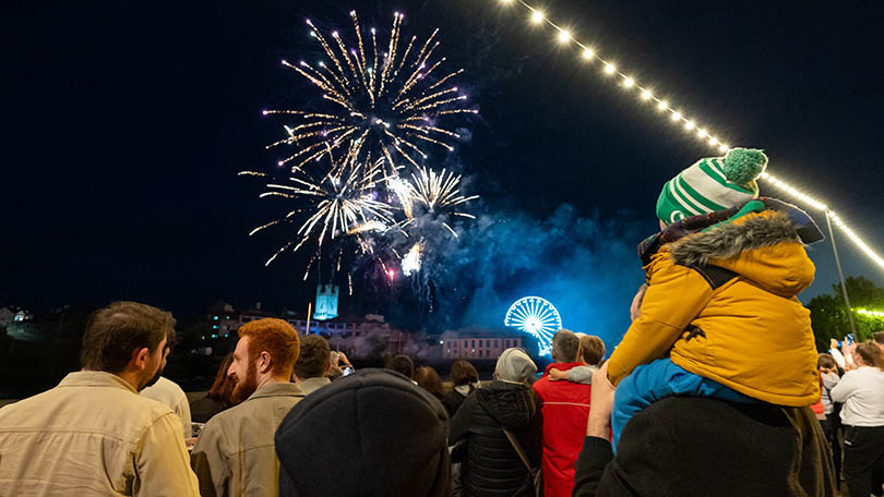 Riverfest Limerick 2024 Fireworks. Photo: Don Moloney